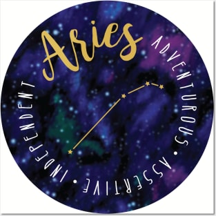 Aries Zodiac Posters and Art